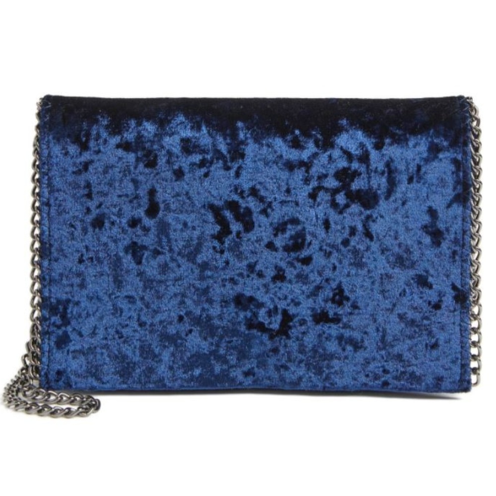 Chelsea28 Velvet and Chain clutch